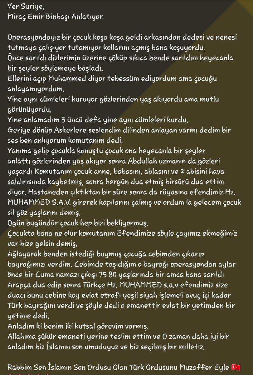 Barış kalkanı harekatında 2 askerimiz şehit oldu 6 askerimiz gazi oldu şehit ailelerinin başı sağolsun tüm Türkiye'nin başı sağolsun Allah'ın izniyle Hz. Muhammet'in (s.a.v) ordusu intikamımızı alacaktır.