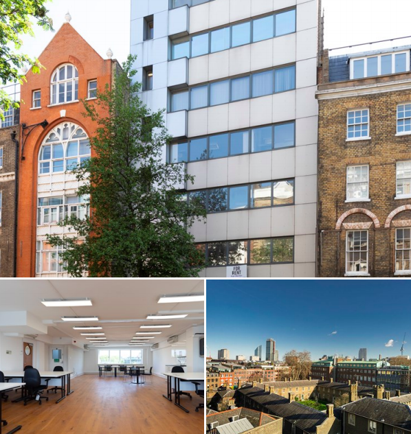 FlexibleOffices's tweet photo. Managed #office to #rent in the heart of #Clerkenwell 
1,065 SQ FT 
£8,200 PER MONTH

Retro office building in the heart of Clerkenwell with unrivalled views over the historic Charterhouse. 

Contact: Adrian.goldney@flexibleofficespace.co https://t.co/ROnZK4IaYX