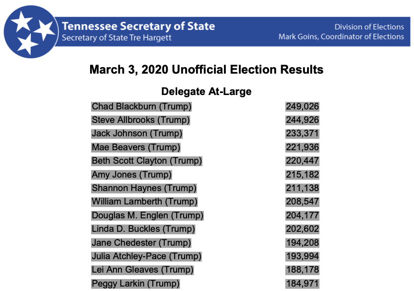 DougEnglen's tweet image. Thank you, Tennessee voters! I am honored and blessed to be elected to serve you as a Delegate At Large to support President Trump. Let’s go get our President nominated, and elected. #4moreyears