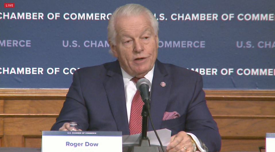 USTravel's tweet image. Roger Dow on #coronavirus: “The fact is there are NO current warnings related to travel IN the United States.”