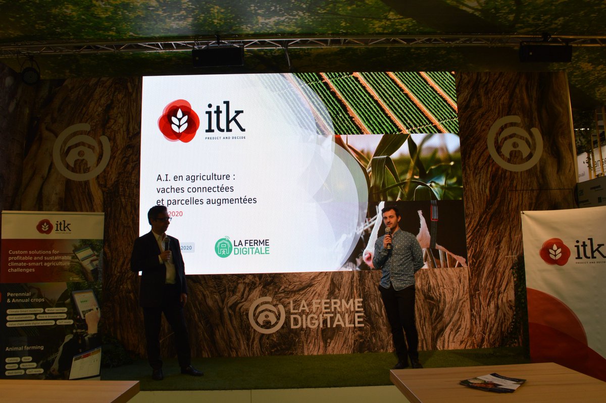 ITK_decide's tweet photo. Philippe Stoop, Directeur Recherche & Innovation et Guillaume Garin, Business Developper, ont présenté nos solutions numériques durant leur conférence sur l'AI en #agriculture.
Découvrez nos solutions : https://t.co/7R8s0GWIC8
#AI #Agtech #Agriintelligence #cowmonitoring https://t.co/P3MKcd48gH
