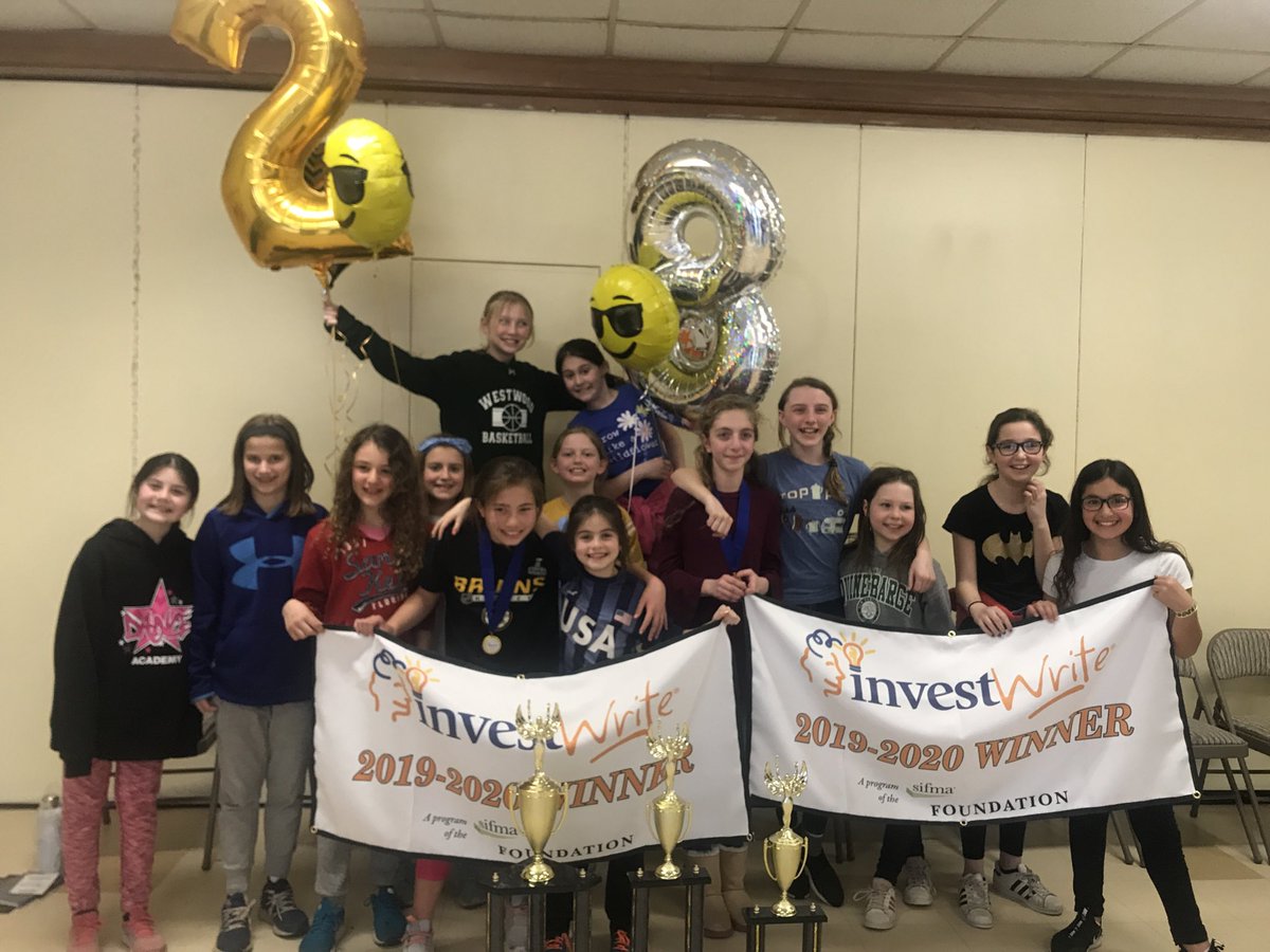 eparkswps's tweet image. Congrats to Emma and Isabel - #2 and #8 in the National InvestWrite essay competition! Your friends are clearly excited for you, too! ⁦@westwood_ps⁩ ⁦@HanlonSchool_ps⁩ ⁦@SIFMAFoundation⁩ #futureinvestors
