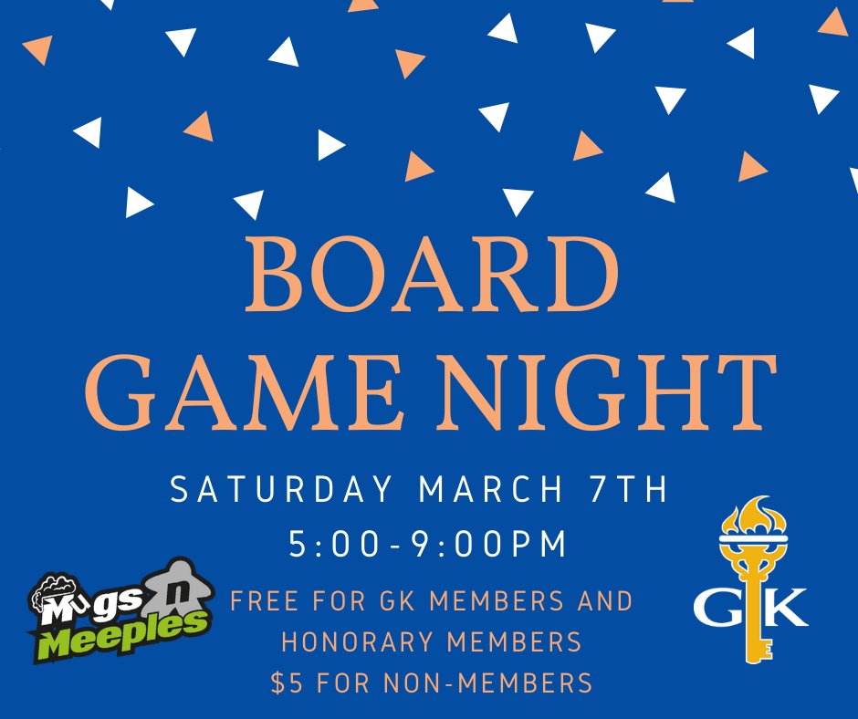 brockgoldenkey's tweet photo. Mingle and play, only three days away! Unwind and network with Golden Key members @Mugs_N_Meeples, St. Catharines ultimate board game lounge. RSVP required: https://t.co/5fr75cSvZw https://t.co/xqYU4vJWpN