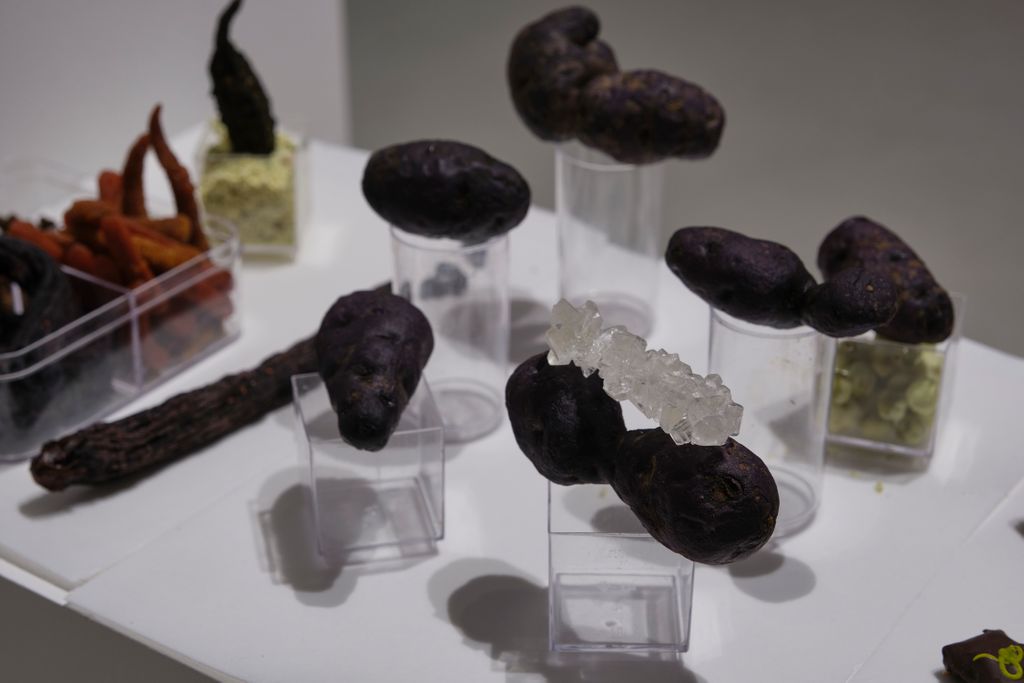 Catalyst_Arts's tweet photo. Tomorrow is your last opportunity to catch #FirstWeEat before it leaves you hungry for more. Pop by 6-9pm for #LateNightArt and get your fill again with treats from Paddy Bloomer, Julia Gruner & Liza Dieckwisch, the Domestic Godless's & Vera Drebusch. Curated by Anne Mager. 🥔 https://t.co/kVWj8ZTY3G