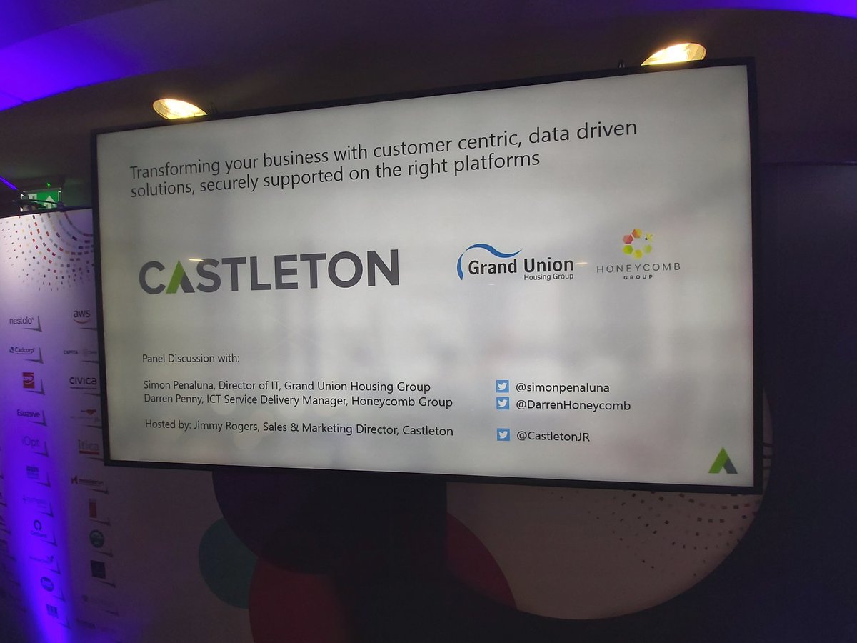 DarrenHoneycomb's tweet photo. Great speaking at #HousingTech2020 with @simonpenaluna and @CastletonTech @CastletonJR about @honeycombgrp and @GrandUnionHG digital projects so far! Hopefully shared some good insights, experiences and challenges we had along the way! https://t.co/BUXSHDWl4s