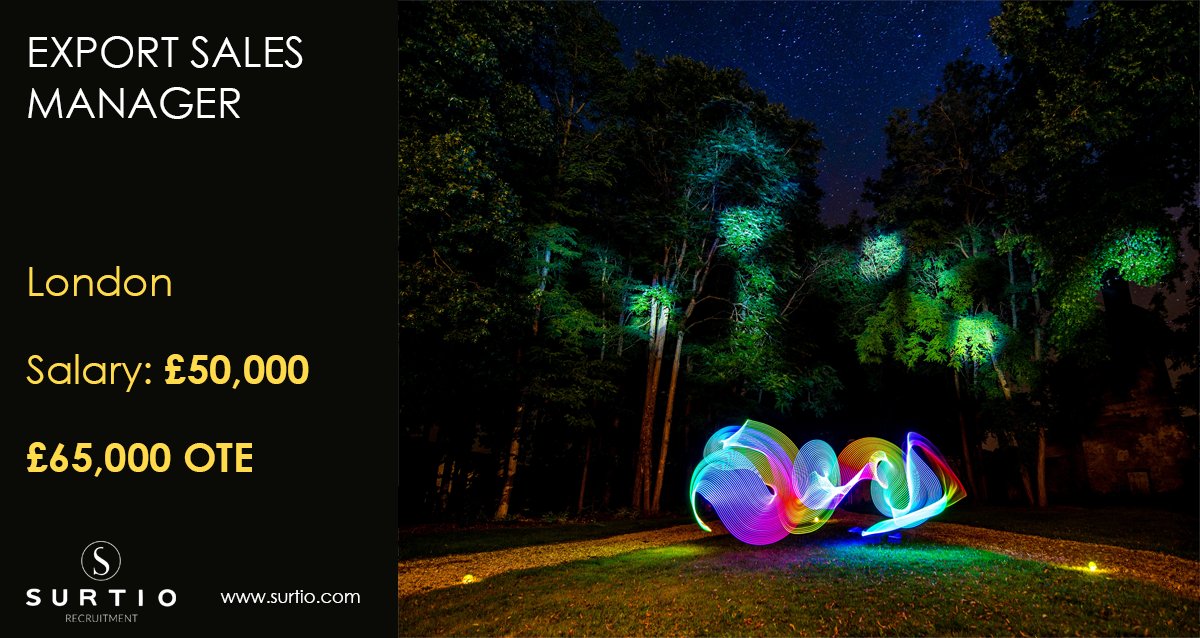 New job: Export Sales Manager at a Soft Seating Manufacturer in London - salary £50,000 - to apply just call the office (020 8361 2157) or send an email (info@surtio.com) - read more here: ow.ly/U6mM50yCBTc

#Jobs #Londonjobs #Salesjobs #Furniture #Design #Office #Workplace