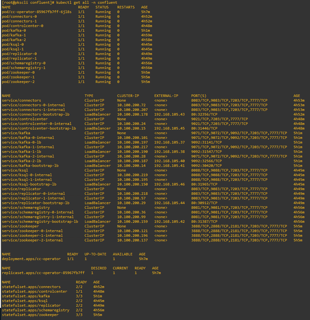 hari5611's tweet photo. That moment when @confluentinc Platform is deployed on VMware Enterprise PKS all backed by NSX-T Networking. Publishing and Subscribing messages to broker pods is easy with NSX-T Loadbalancers in the Ingress path.
#VMware #vExpert #RunNSX #RunPKS https://t.co/gxJ3xTrJ7K