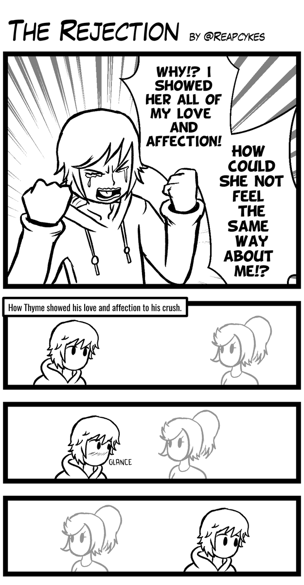 Thyme is upset that his crush doesn't feel the same way about him, but why so?

#webcomics #webcomic #comicstrips #comicstrip #comic #comics #art #digitalart #crush #crushes 