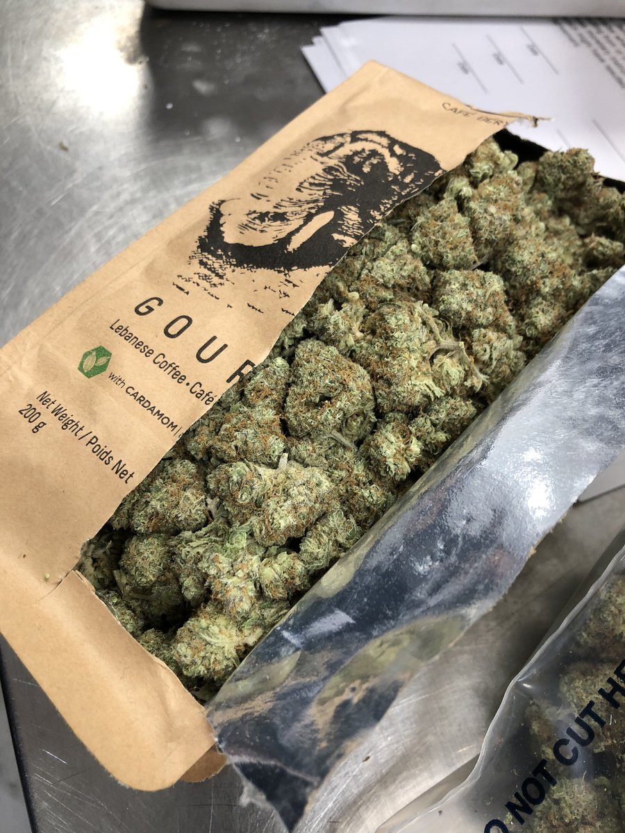 OFO_Global's tweet photo. CBP Toronto Preclearance continues to crackdown on the illegal importation of marijuana from Canada. This morning @CBP Toronto Preclearance officers intercepted narcotics concealed within coffee and tea bags heading for the U.S. #TorontoPreclearance #DFOPreclearance https://t.co/3iiornjAo3