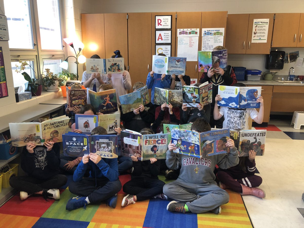 MrsSherman8's tweet photo. My 3rd graders are so excited to place their votes today for the Sweet 16 March Book Madness!  We are loving the choices this year.  Brave and Bold is an awesome theme! #2020MBM #Sweet16 #AllInNapoleon https://t.co/7yqbVCYUGv