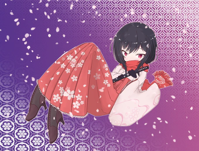 今日はさよの日ってことで今まで描いたいろんな小夜ちゃん置いとくね 