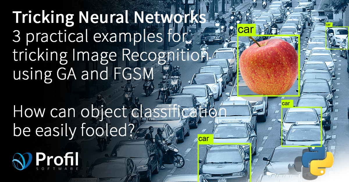 profilsoftware's tweet photo. Tricking Neural Networks, 3 practical examples for tricking Image Recognition using GA and FGSM
https://t.co/fV4kp2Uvqf
#imagerecognition #geneticalgorithm #fgsm #fastgradientsignmethod #neuralnetworks #artificialintelligence #deeplearning #machinelearning #datascience #python https://t.co/C6OisgxT3Y