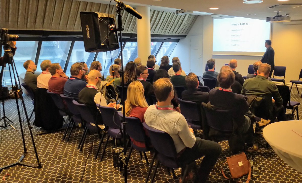 jwpconnatix's tweet image. We&apos;re kicking off #JWInsights in Oslo this afternoon with a welcome from Jon Cagle from @jwplayer giving an overview of key trends we have noted in the region