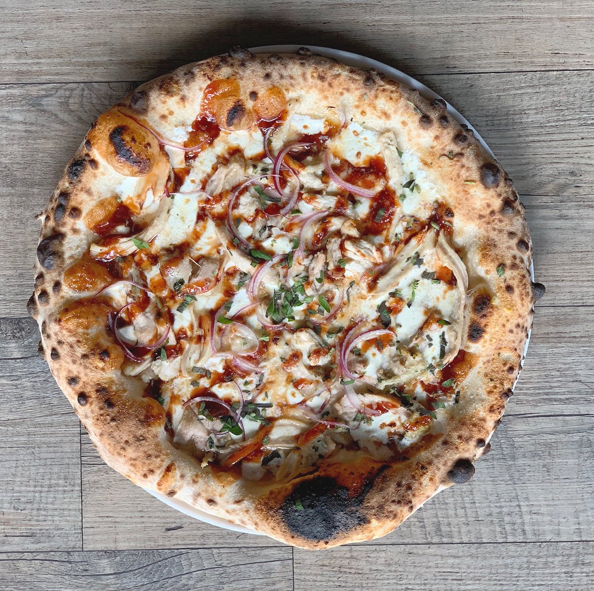 Get one of this weeks addition to the menu: BBQ Chicken! We’ll be at Dewey Sq today 11-2! 🍕🍕