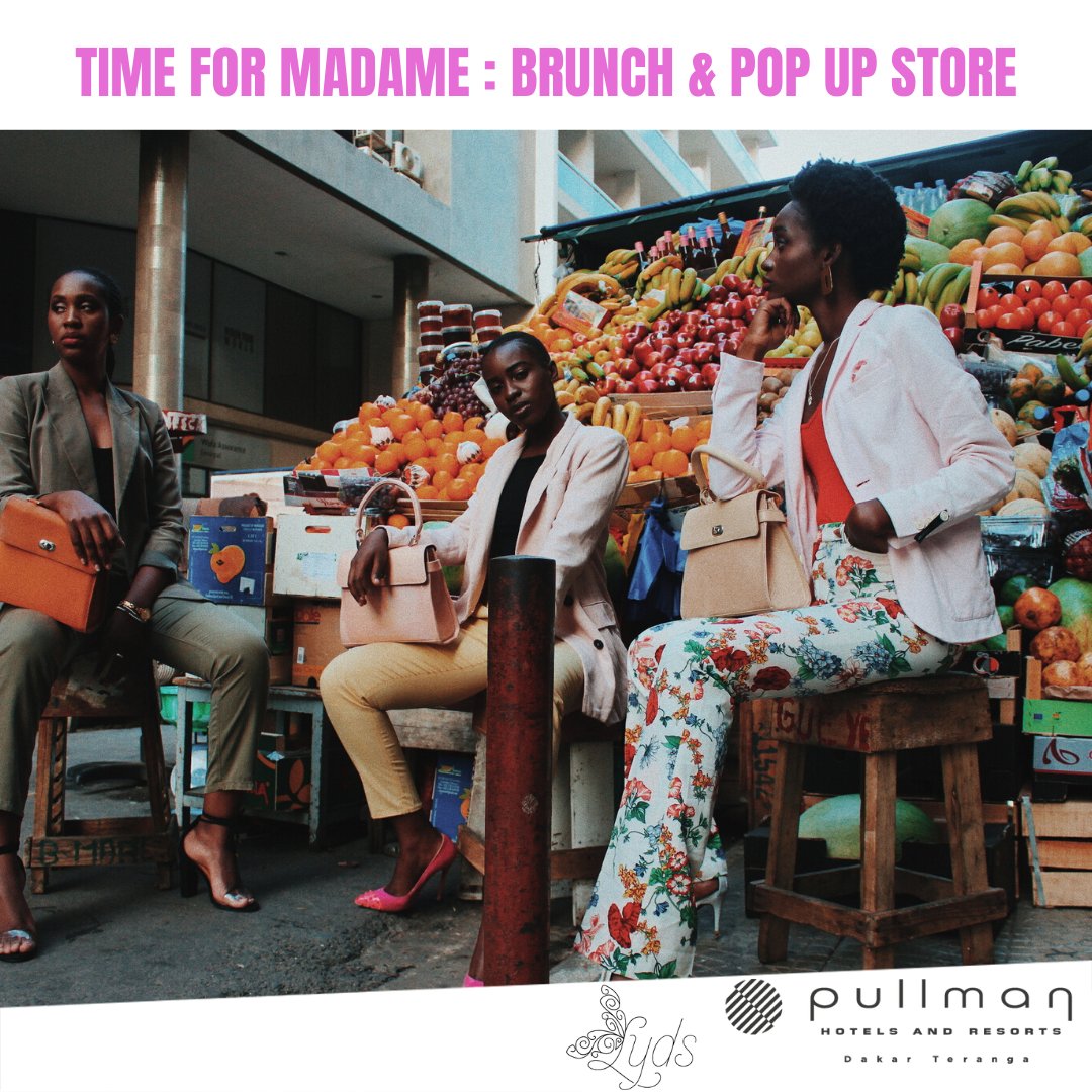 PullmanDakar's tweet photo. @LydsDesign vous donne rendez-vous le dimanche 8 mars à partir de 11h au Pullman Dakar Teranga ! https://t.co/otajk4uscM