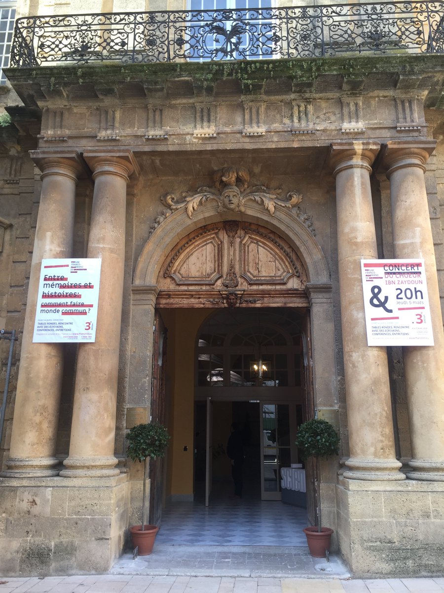 Sciences_Po_Aix's tweet photo. C'est aujourd'hui ! Lancement de la troisième édition du forum Franco-Allemand dès 19h à Sciences Po Aix

Au programme aujourd'hui :
19h30 : Le rôle des lieux commémoratifs pour les démocraties d’aujourd’hui

Nous vous attendons nombreux !

#Forumfrancoallemand #sciencespoaix https://t.co/x3yWcn8ZRh