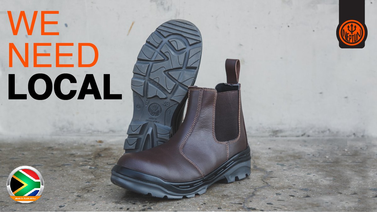 neptunboot's tweet photo. Our SafeLite boot is produced in South Africa and proudly local, creating employment opportunities and ensuring careful quality control. We’re passionate about the long-term benefits of buying local - for the customer and the country
alike. 🇿🇦 #wearelocal #neptunboot https://t.co/VwIATpxuzf