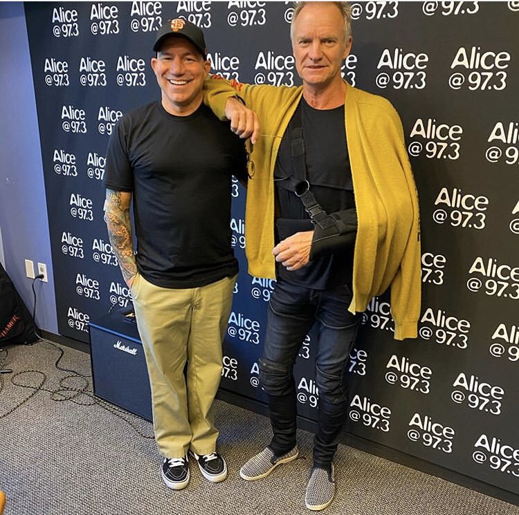 Tune into <a href="/AliceRadio/">Alice@97.3</a> in just under an hour for @OfficialSting interview with Sarah &amp; Vinnie. 7am (PT) #LastShipMusical 

Listen here 👇🏻
radioalice.radio.com