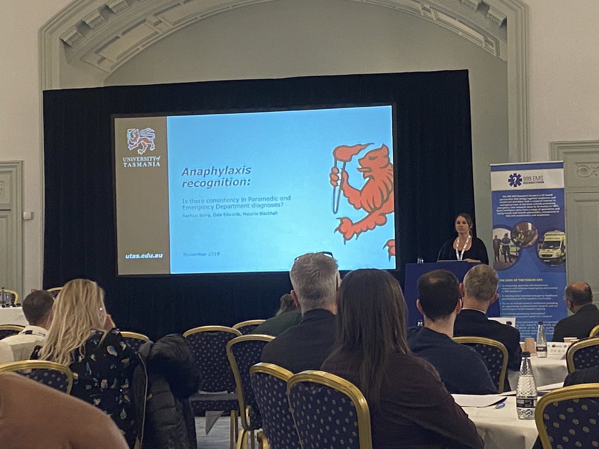 MATTS Study (@matts_study) on Twitter photo Rachael Berry <a href="/UTAS_/">University of Tasmania</a> opening the after lunch session <a href="/999EMSRF/">999EMSResearchForum</a> with an interesting presentation on anaphylaxis Rachael Berry <a href="/UTAS_/">University of Tasmania</a> opening the after lunch session <a href="/999EMSRF/">999EMSResearchForum</a> with an interesting presentation on anaphylaxis