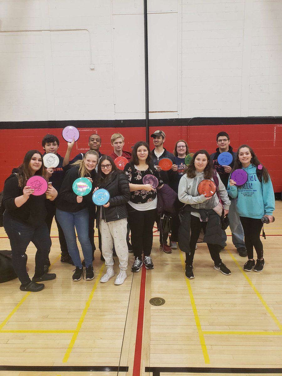 BBadventureclub's tweet photo. Practicing for our upcoming disc golf outting was fun this morning! Cant wait to enjoy some nice weather outside soon! Contact Mrs. Nehls for your permission form! https://t.co/cclbwBW1y9