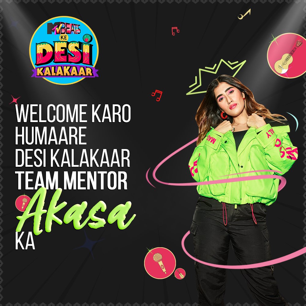 MTVBeats's tweet photo. Desi Kalakaar ek din tu hi ban jana… ho aithey aa! Milo humaari oh-so-talented mentor @AkasaSing se jo karengi desh bhar se aaye singers ko train on #MTVBeatsKeDesiKalakaar! #MTVBeats
#BloodMeinHaiBeat #Akasa @_AmitMishra_ @meetbros #AmitMishra #MeetBrother https://t.co/CayGVCMKax