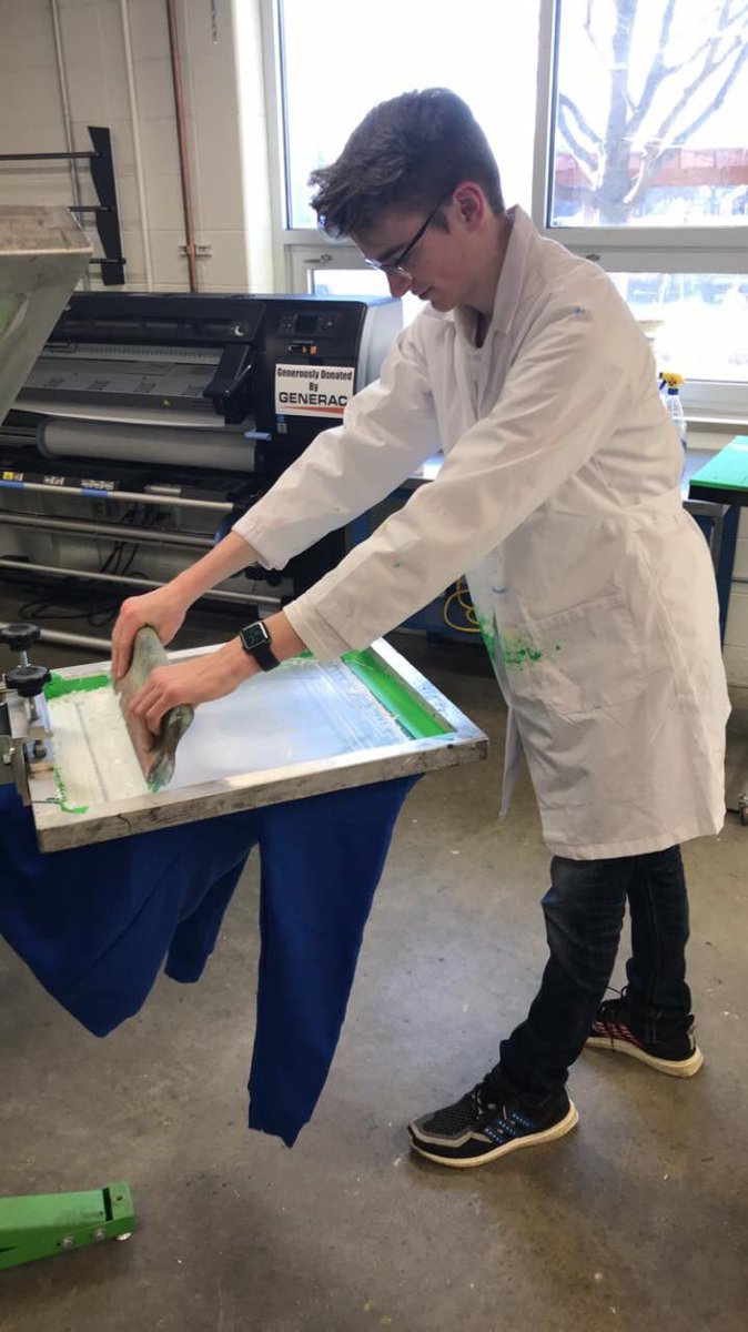 kmlaserlocker's tweet photo. Want to make a custom t-shirt like our friend Zach? Come to Kettle Moraine’s first ever Locker Maker Faire on March 14th! From 10am-3pm you can come and make  anything from t-shirts, to mugs, to hats, etc. Unsure how to create custom items? Don’t worry we’ll show you! https://t.co/zF1WmPtcFB