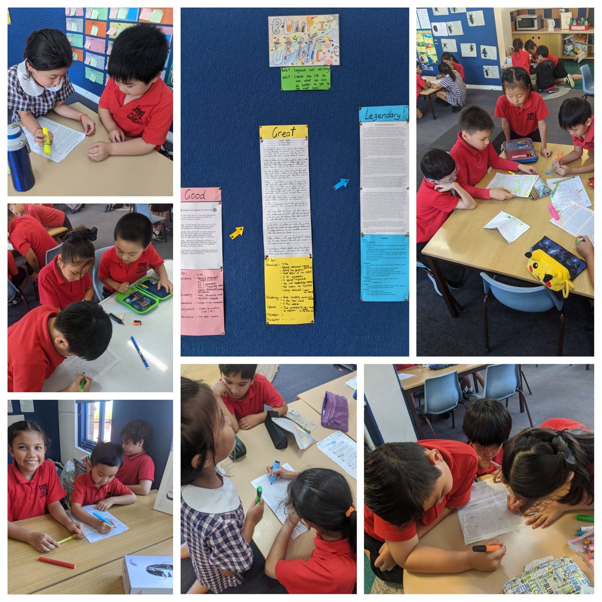 3EN finally finished co-constructing our Bump It Up Wall to help us to improve our writing!! #ActiveLearners #VisibleLearning #DevelopingAgency <a href="/CampsiePS/">Campsie P.S.</a>