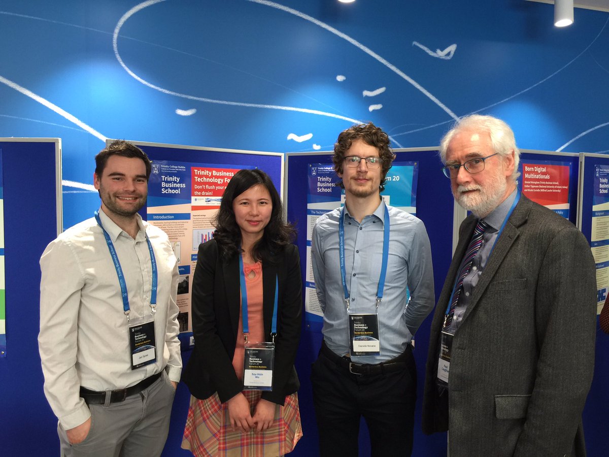 Dwr_Uisce's tweet photo. @TCDBusiness here are our researchers presenting at the Trinity Business + Technology Forum. #TechnologicalSolution #microhydropower #wastewater #EnergyRecovery #GreenInnovation @tcddublin @BangorUniPress @Interreg_eu @IrelandWales https://t.co/GevsQk7L60