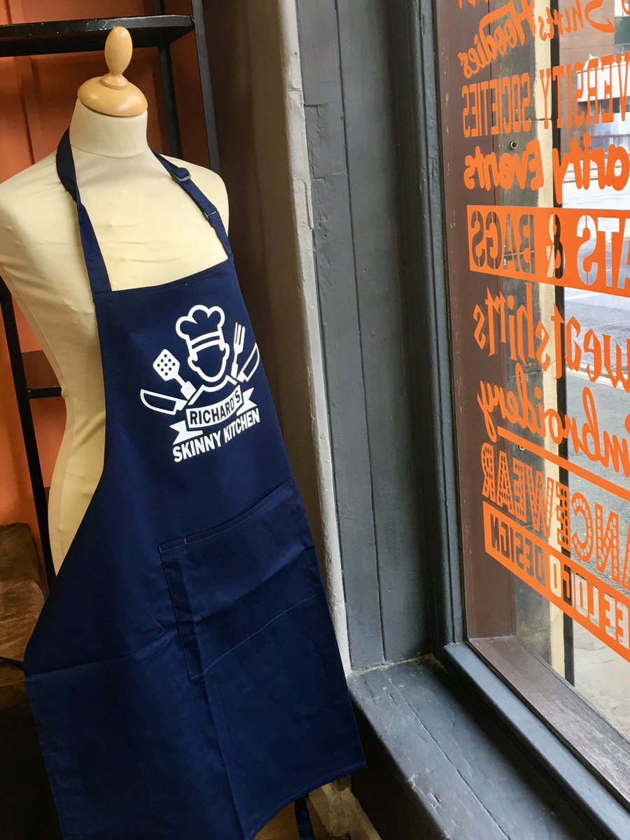 <a href="/iPrintApparel/">iPrint Apparel</a>  Ryan so sorry for ruining your shop window display today but many thanks for putting my apron in your shop window .
#RichardsSkinnyKitchen  #huddersfieldis