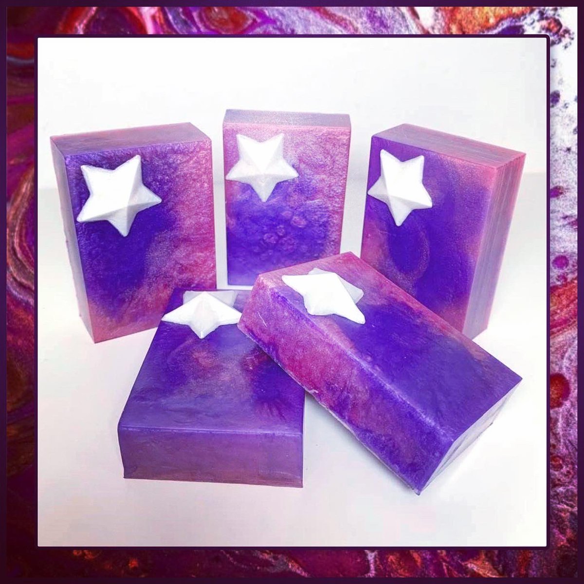 Mystical Soap -a stunning fragrance blend of lemon &amp; orange with floral notes of peony,casablancan lily,freesia,jasmine,frangipani,rose and violet leaves.On a delicate base of musk,cassis,orchid &amp; plum.
#soap #skincare #plasticfree #uksmallbiz #ecofriendly