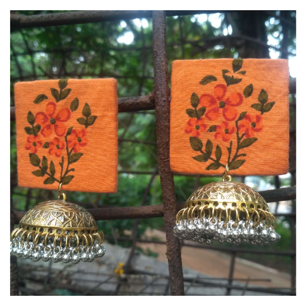WudBoxIndia's tweet photo. Orange Cotton Fabric Jhumka Earrings
โน 398
-
Shop now --> https://t.co/wLlHOQqJai
-
Material: Fabric, Brass
-
Size: 8ร5.2 cm
-
#earrings #jewellery #accessories #kalamkari #handmade #handmcrafted #madewithlove #mindful #mindfulconsumer https://t.co/ucLS3wUNPE