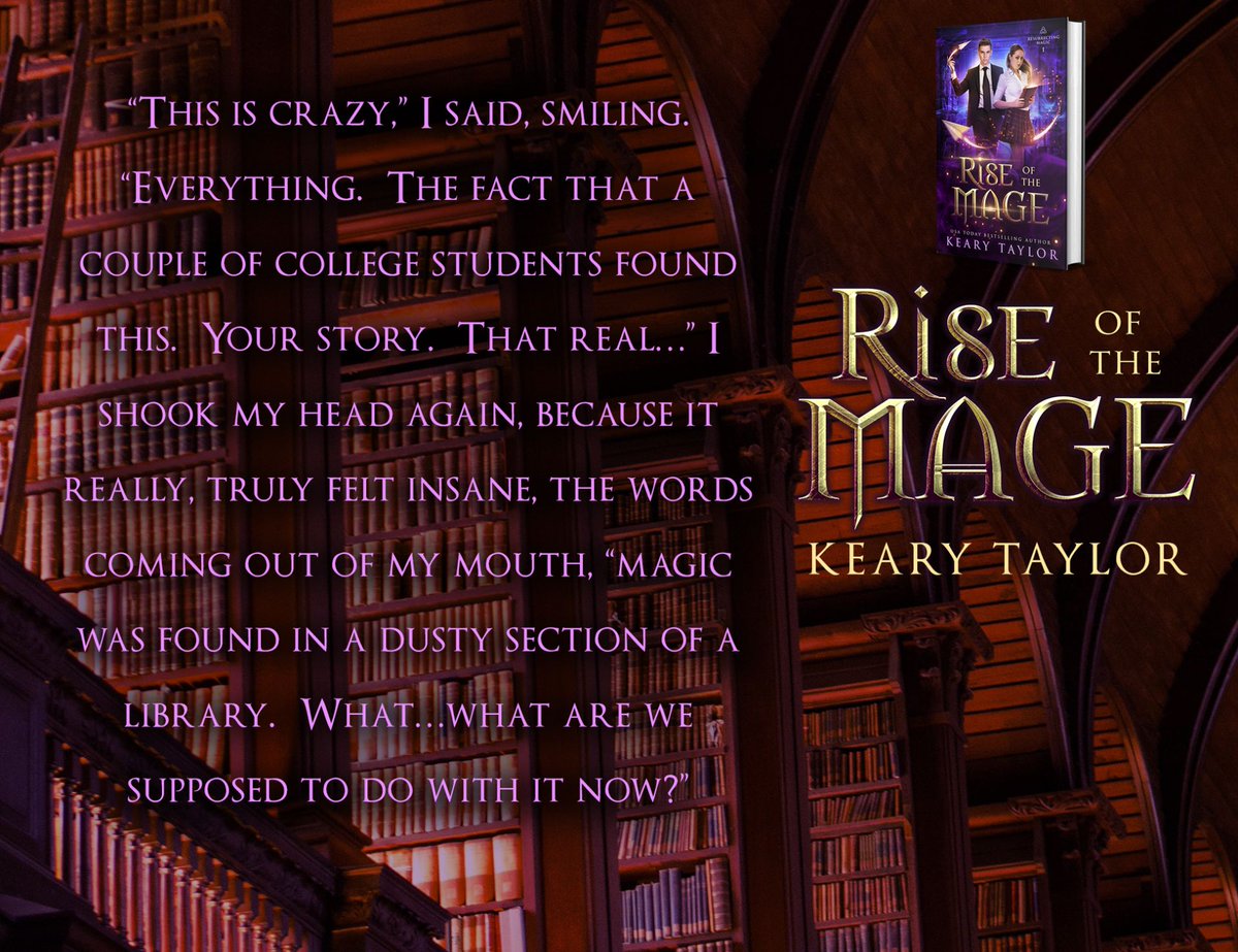 ⪢Real magic was found in a dusty section of a library. What are we supposed to do with it now?⪡
Pre-order your copy of RISE OF THE MAGE.
Amazon US: amzn.to/2Hn13Gp
Amazon UK: amzn.to/2ORRV0r
B&amp;N: bit.ly/37okQQd
Goodreads: bit.ly/2Sr5few
