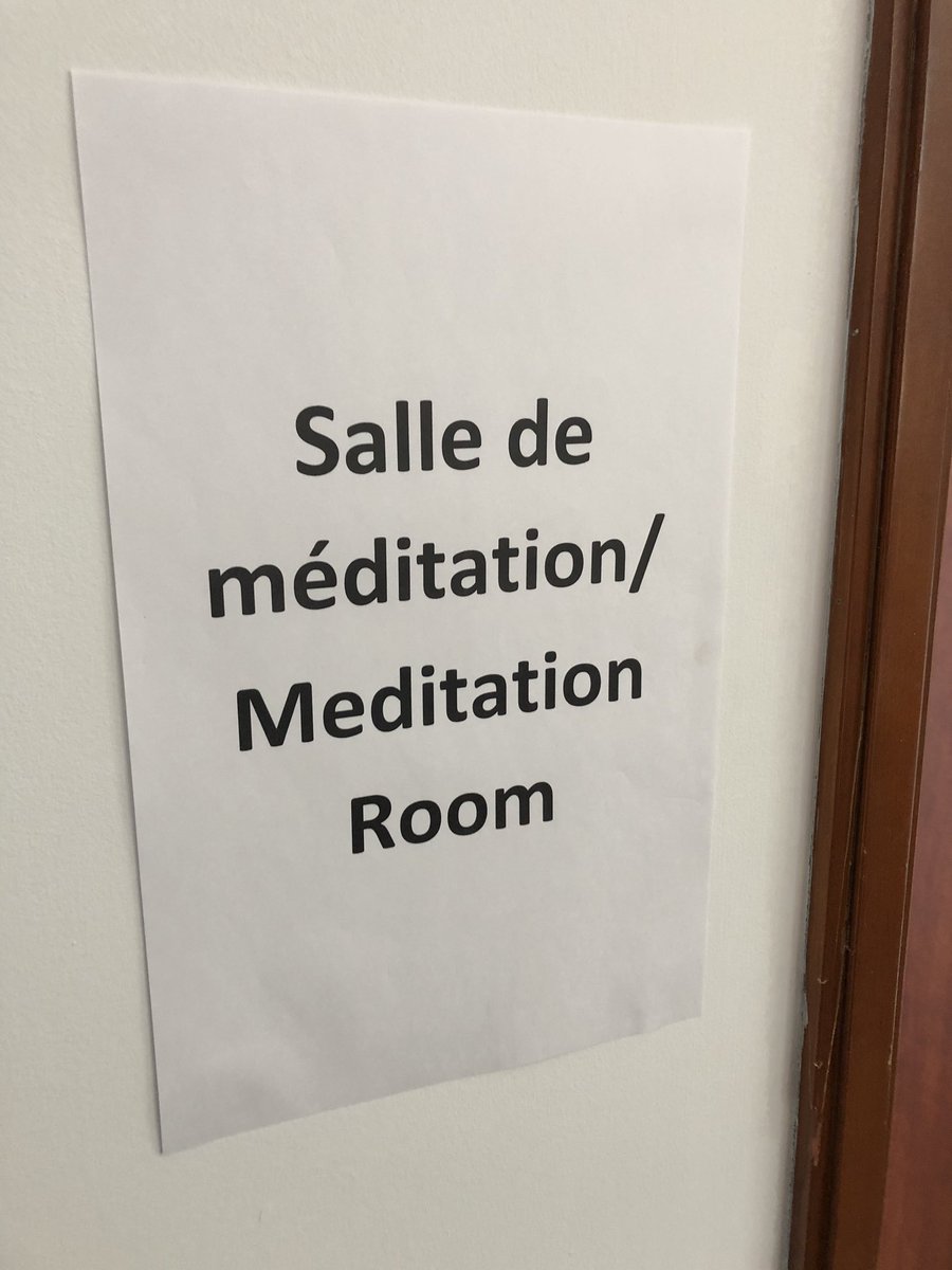 I found something special :) Meditation Room at #policomm Conference