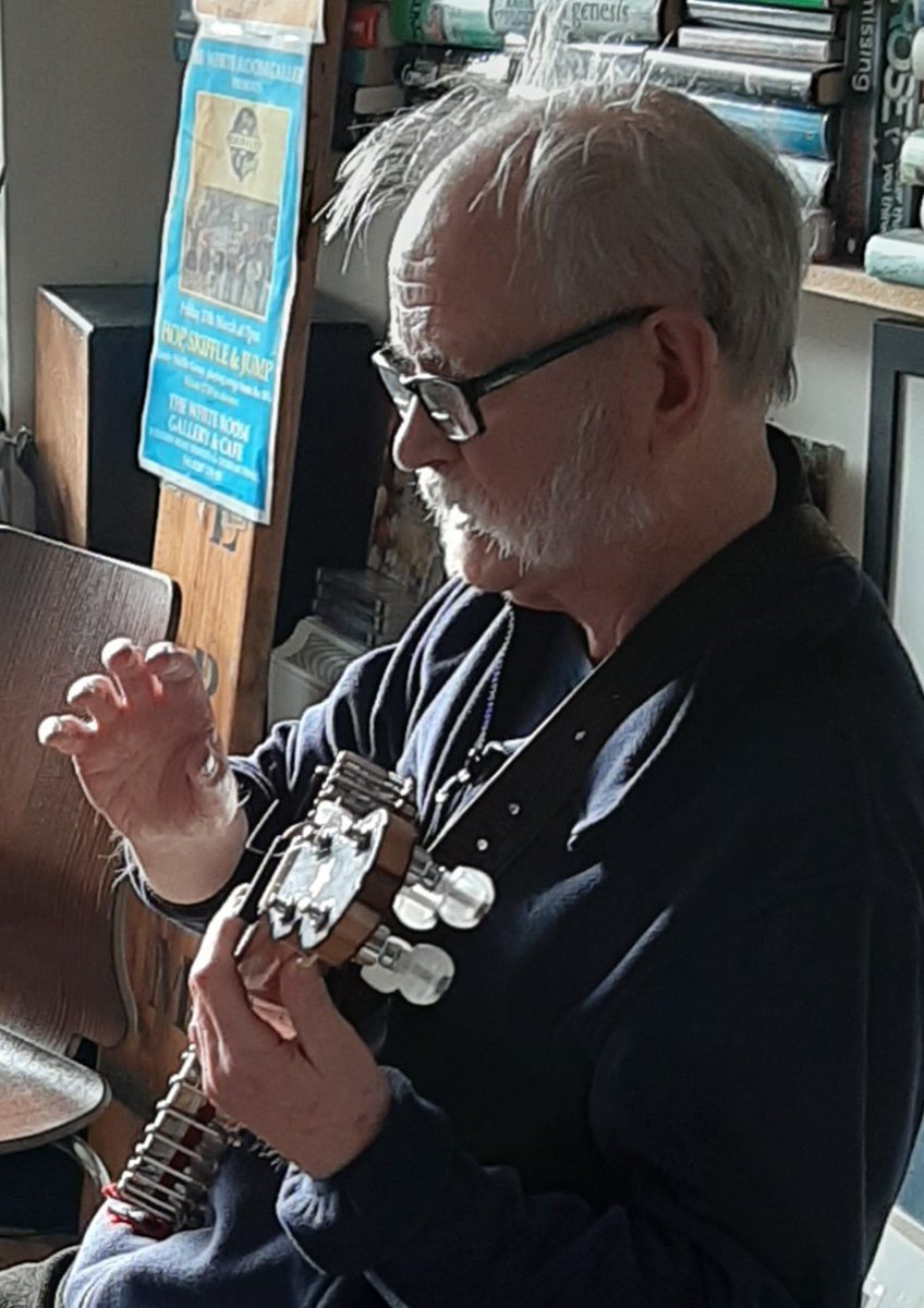 Charlie Tipping in the cafe today.