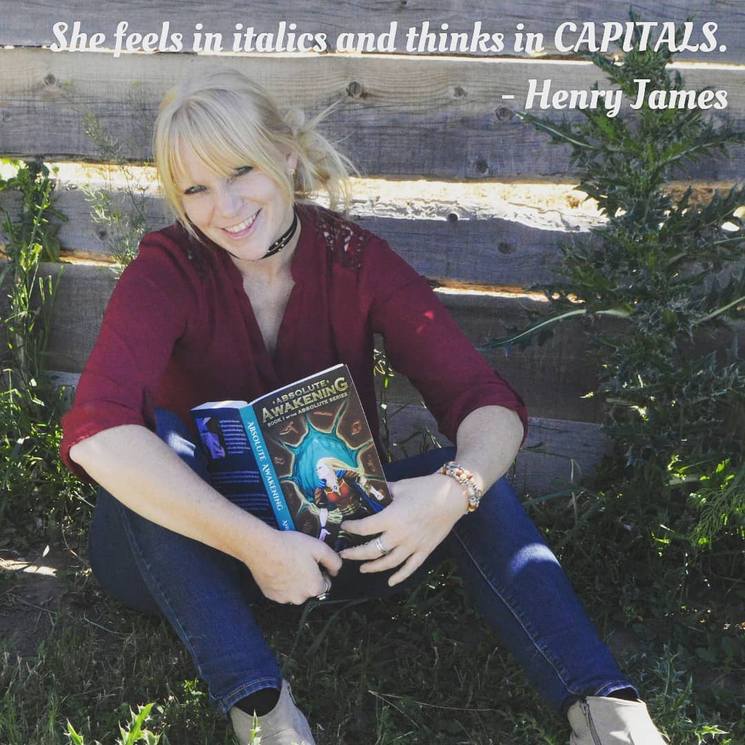AbsoluteSeries's tweet photo. "She feels in italics and thinks in capitals." #henryjames Meaning I feel *wistful for the exhilarating muse tingling every molecule of my body* and I think that mania, is LIBERATING/DANGEROUS. #mentalillness #spaceopera #indieauthor #amwriting #bipolardisorder #yafantasy https://t.co/Fk8lkR50Wh