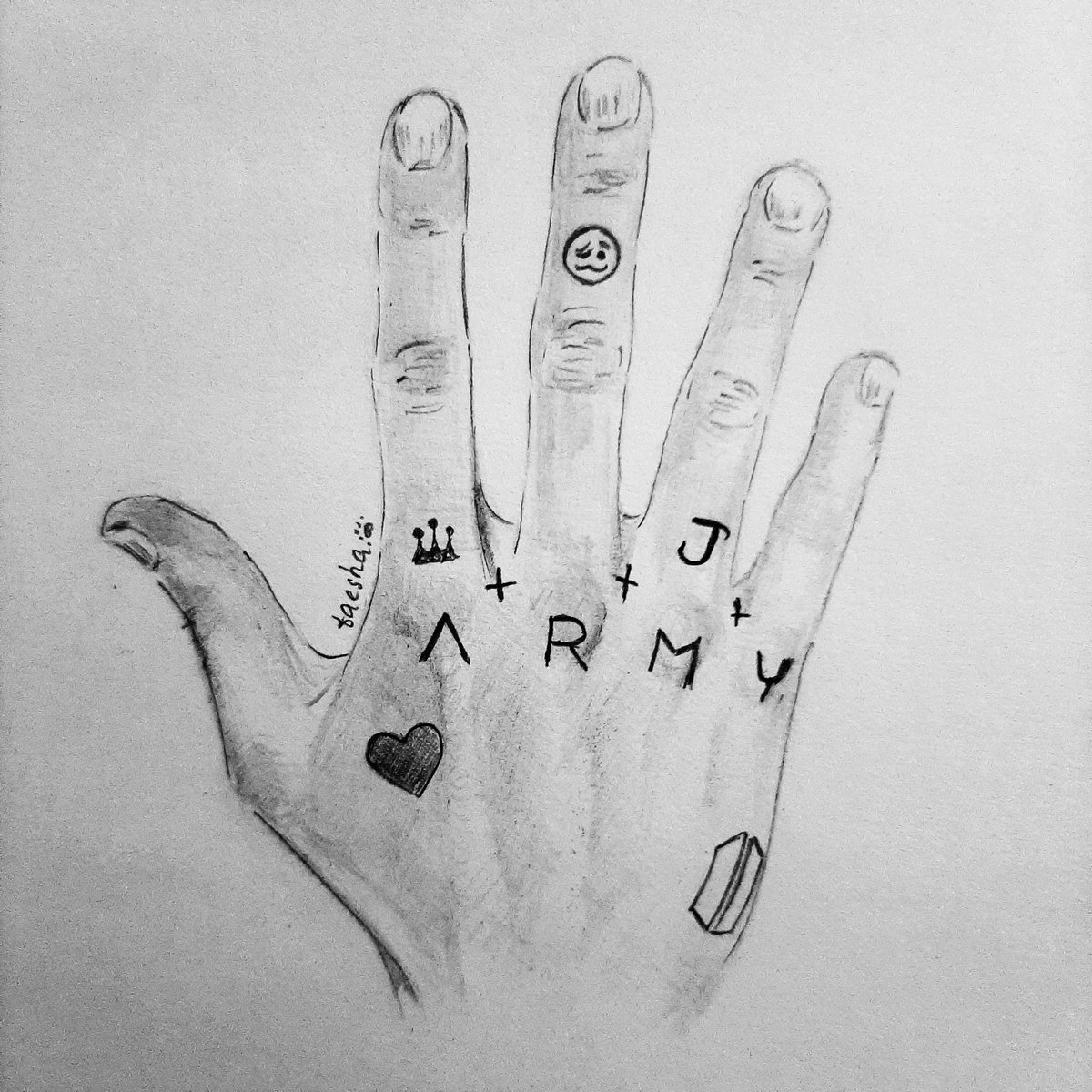 taenyamm's tweet photo. девотьки, у меня тут ручки вигуков нарисовались🥴🥺

#bts #btsfanart @BTS_twt https://t.co/EjfJHQ1CE6