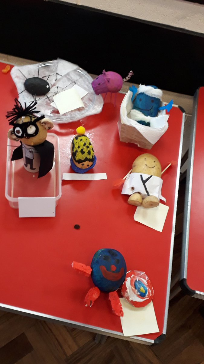 SJBNormanton's tweet photo. Potato Characters for the World Book Day competition Year 6, 5, 4 and 3. #Amazingcreations https://t.co/IgIo1Pylsn