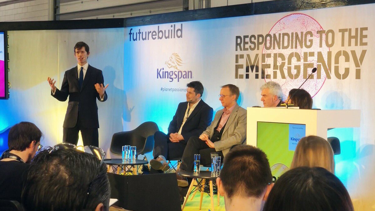<a href="/RoryStewartUK/">Rory Stewart</a> speaking on the <a href="/FuturebuildNow/">Futurebuild</a> Arena stage about moving our cities toward zero carbon.