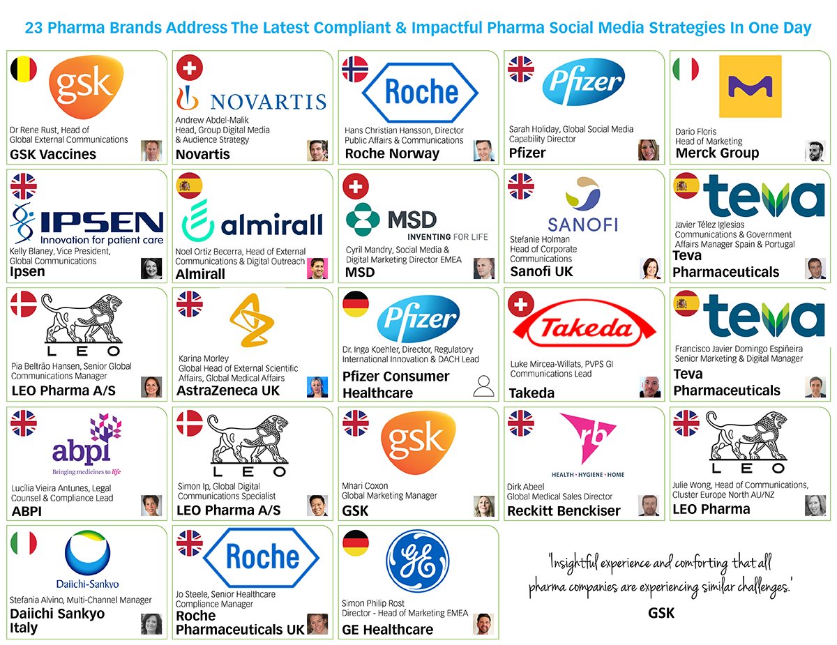 Social media... it's always changing. How can you stay ahead of the curve? Join 23 leading pharma brands as they reveal the hottest social media strategies right now at The Pharma Social Media Conference! Plus TODAY is your last chance to save £150! pharmasocialconference.com
