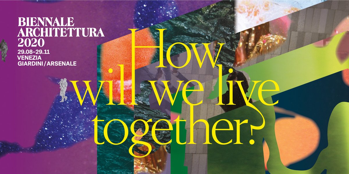 🔴 The #BiennaleArchitettura2020 #HowWillWeLiveTogether will be held from 29 August through 29 November.
The new dates have been established as a consequence of the precautionary measures in the matter of mobility taken by a growing number of Countries → bit.ly/NewDates_Bienn…