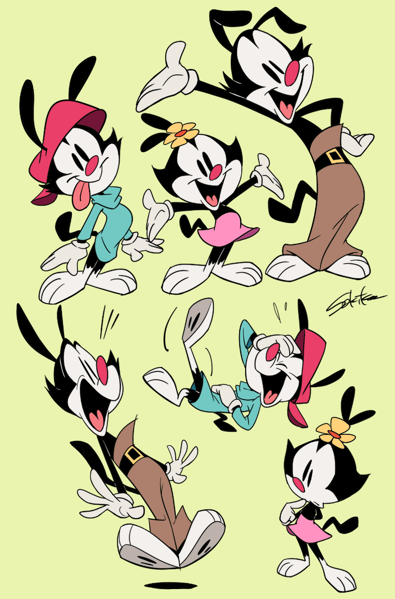 「It's time for Animaniacs♬ 」|Sakiko🐌のイラスト