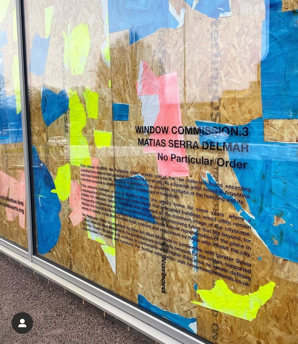 UoWFineArt's tweet photo. Window Commission 3 with Matias Serra Delmar has arrived @worcester_uni ArtHouse thanks to our partnership with @NewArtWestMids & technical support @AmbieDrew 👀 #fineart #studio #exhibitionprogramme #worcester #progressionweek @worcuninews https://t.co/IQzmgE8sGZ