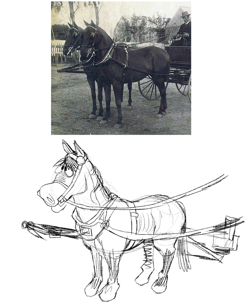 my horse has been Amended
I was gonna crop out the reference but I figured since this is a tweet ABOUT using reference I should keep it in there LOL
(yes I just paste stuff right on the canvas)