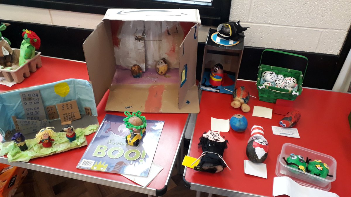 SJBNormanton's tweet photo. Potato character competion for World Book Day Years 1, 2, Late Foundation and Nursery #Amazingcreations https://t.co/1RtrLmz8hk