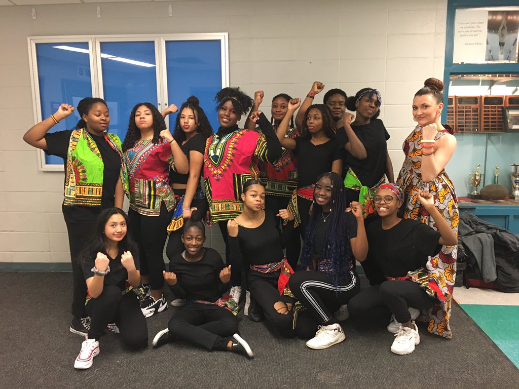 MsLuburic's tweet photo. Another incredible performance by @ImmaculataOCSB’s Dance Troupe for the #BlackHistoryMonth assembly! Way to go @Missy_Pasco 🌟Watching these ladies perform brings and instant and overwhelming joy. Such Student and Teacher talent lives here 🏫 #WhyMAC https://t.co/ZLVbq8BINJ