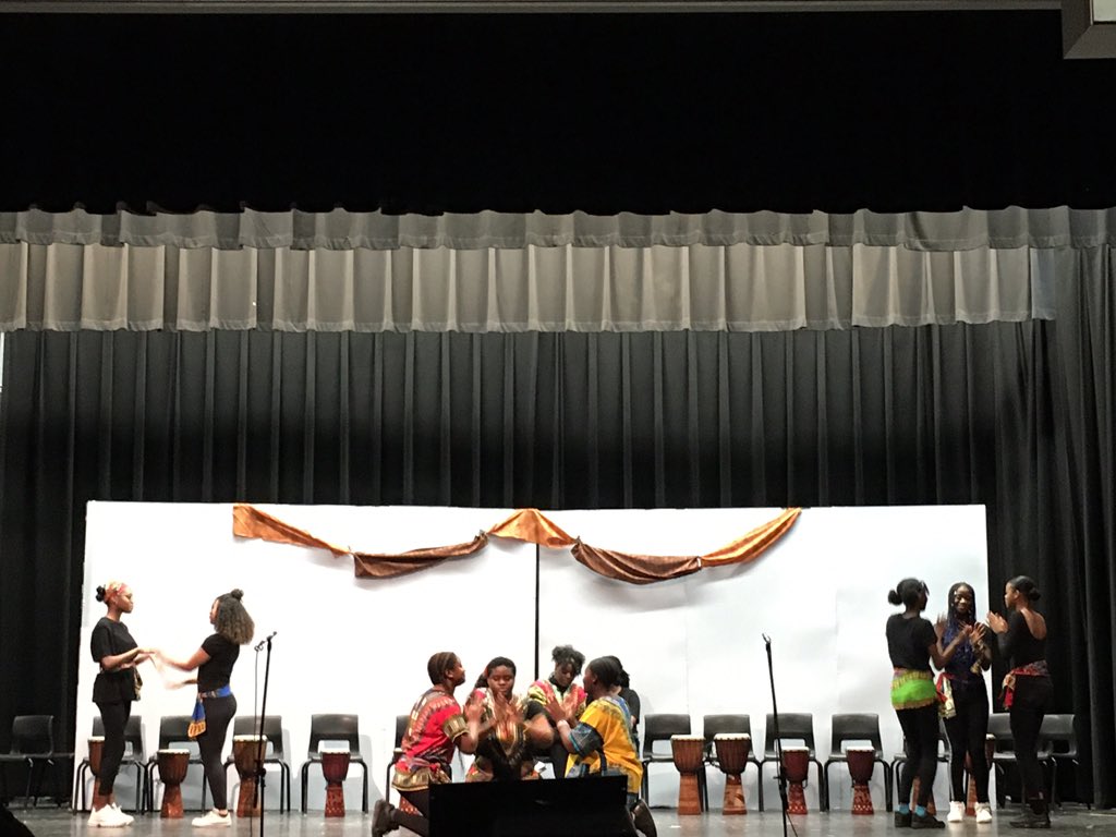 MsLuburic's tweet photo. Another incredible performance by @ImmaculataOCSB’s Dance Troupe for the #BlackHistoryMonth assembly! Way to go @Missy_Pasco 🌟Watching these ladies perform brings and instant and overwhelming joy. Such Student and Teacher talent lives here 🏫 #WhyMAC https://t.co/ZLVbq8BINJ