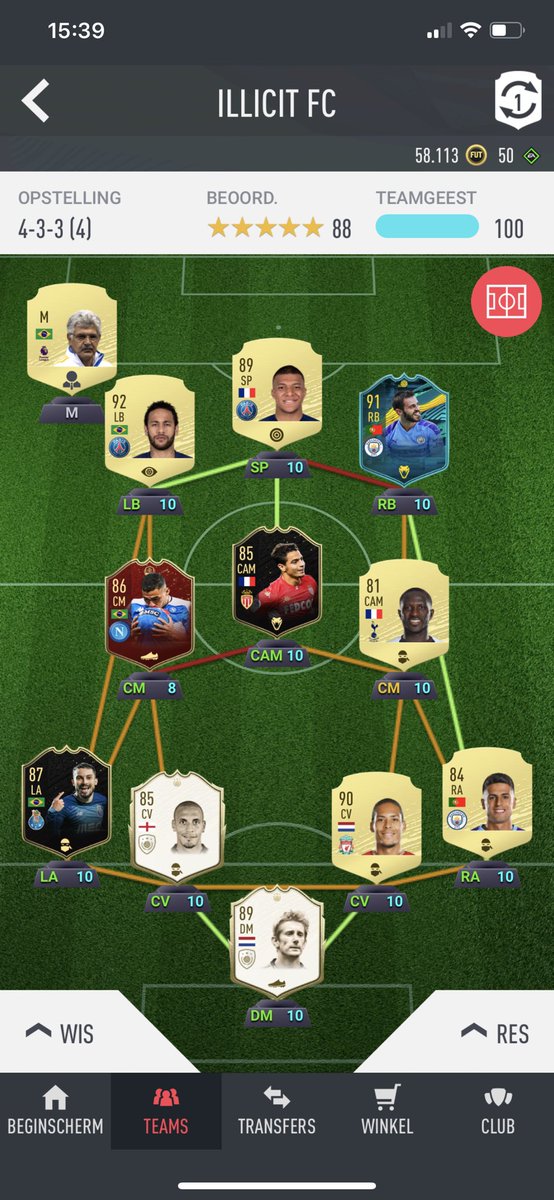 IllicitFC's tweet photo. @FCRoelie Bernardo, Allan, Rio &amp; Edwin untradeable. Ongeveer 75k munten (Fifa points nog van €35 in het begin). WL haal ik meestal Goud 1, en daarnaast speel ik nog 10 potjes per week. https://t.co/RaBPjeTVjE