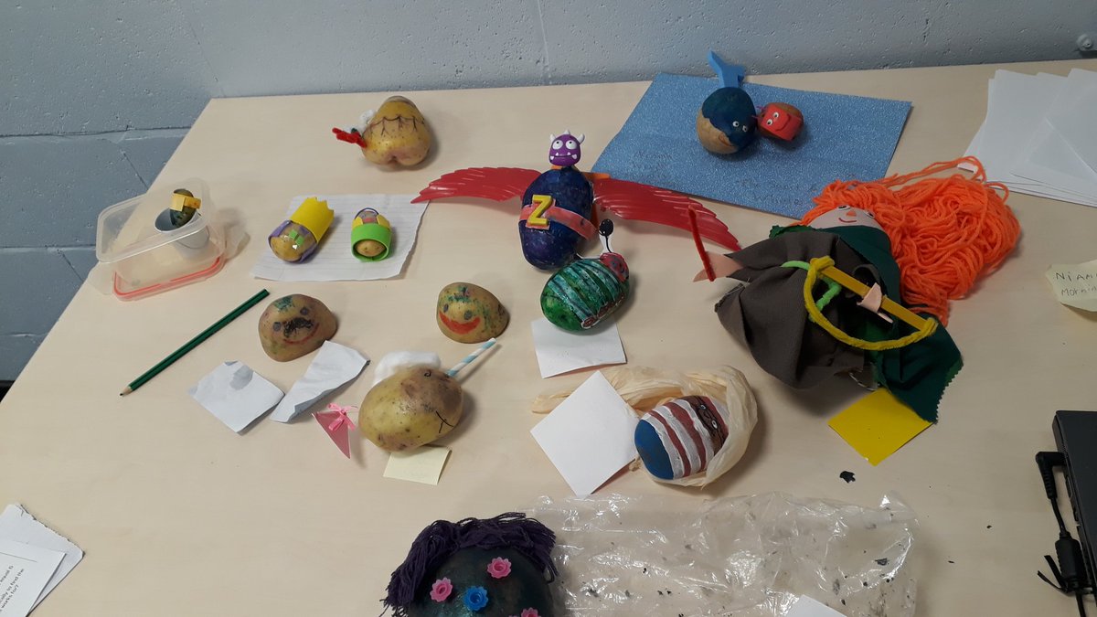 SJBNormanton's tweet photo. Potato character competion for World Book Day Years 1, 2, Late Foundation and Nursery #Amazingcreations https://t.co/1RtrLmz8hk
