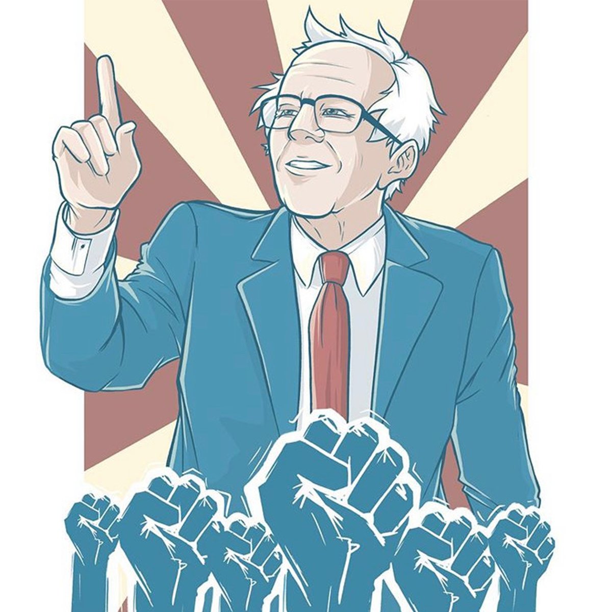 ArtistsForBern's tweet photo. This movement is for the people, by the people, and nothing illustrates that better than grassroots artwork by creatives from all over the U.S. Thank you to @kelly_bjork, @_tanudraws_, @rachelnurmiart, and @cocolashar. #ArtistsForBernie #BernieSanders https://t.co/Nsue8ANC6Y