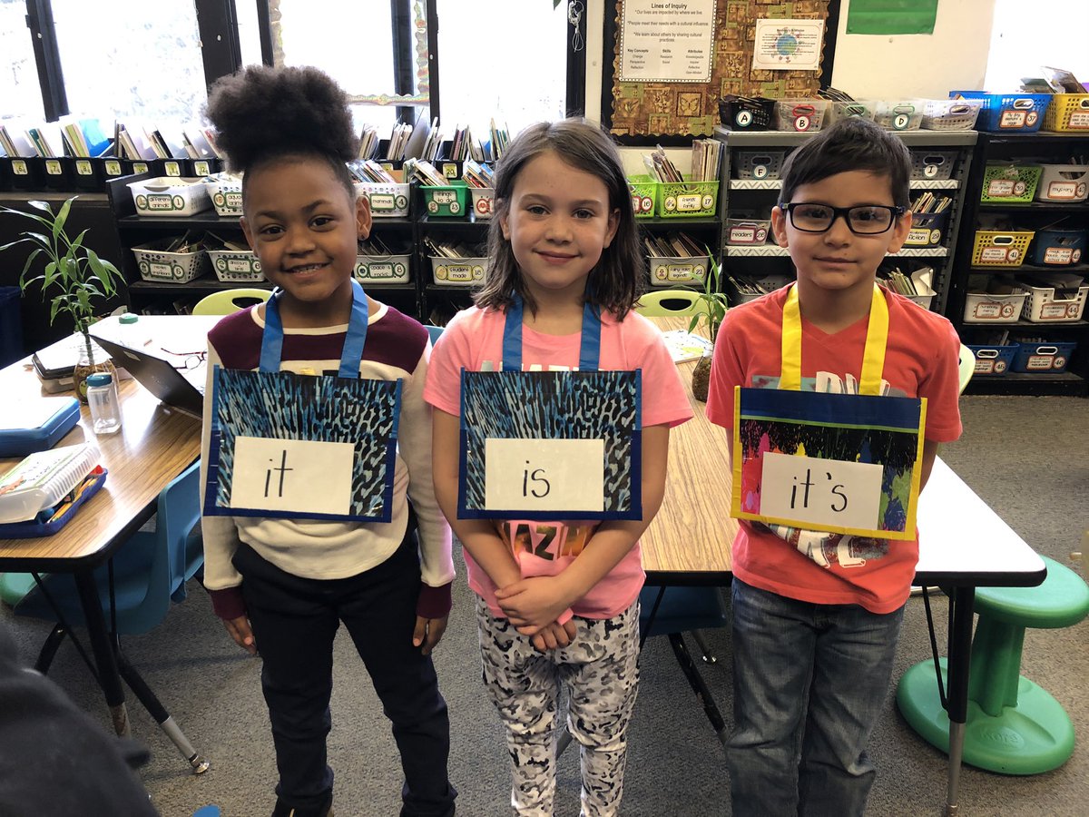 CHUHRoxEl's tweet photo. Our first graders are combining words to make contractions.  They are so smart! https://t.co/JKDRmAS1PS